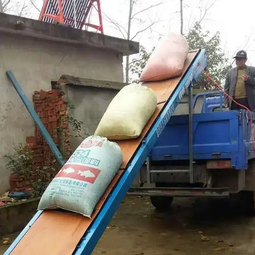 装车的神器 小型移动式车载皮带输送机