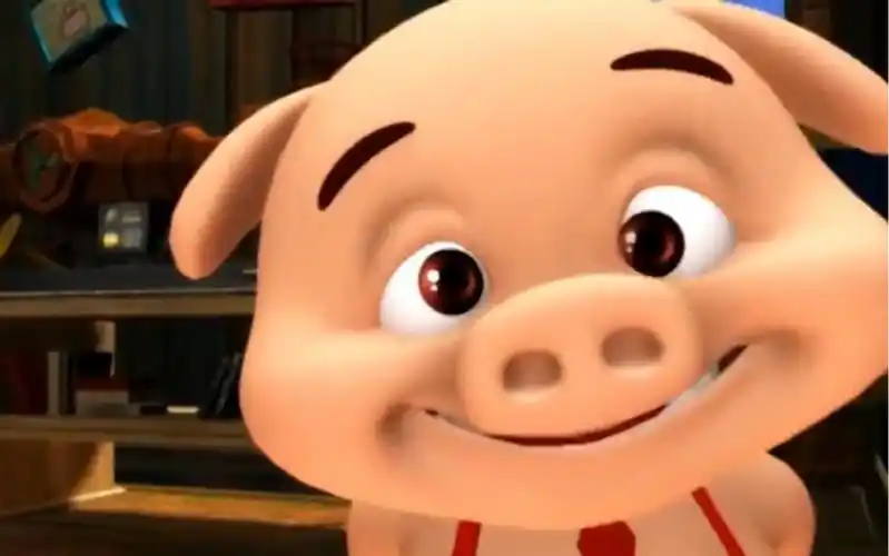 小呆呆虽然很傻,但是有妈妈的保护,他很幸福;虽然经常被欺负,没有人陪