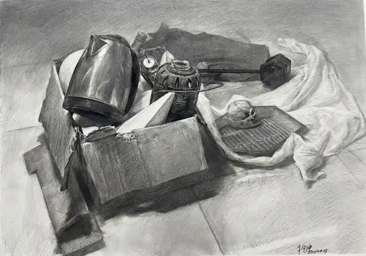 素描写生步骤图