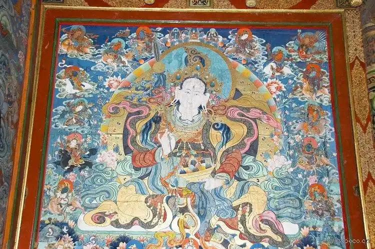 热贡艺术的经典:年都乎寺清代壁画