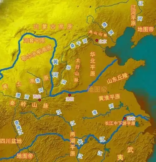 我国拥有八个古都,其中洛阳位于秦岭和华北平原之间的过渡带,地理位置