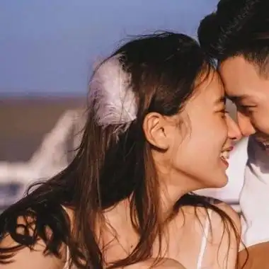 超甜真人浪漫情侣头像一对两张