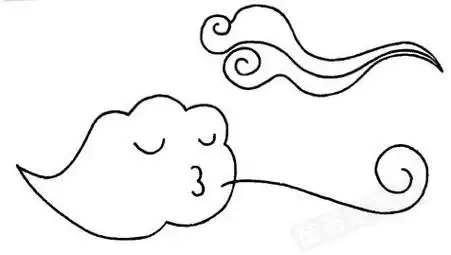 风的简笔画风的简笔画简单可爱