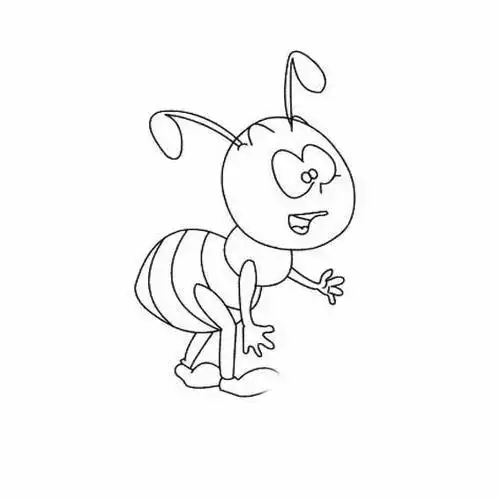 画蚂蚁怎么画简笔画