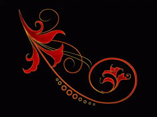 底图素材— 3 黑色背景装饰图(jpg)