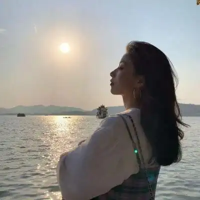 女生头像夕阳欧美