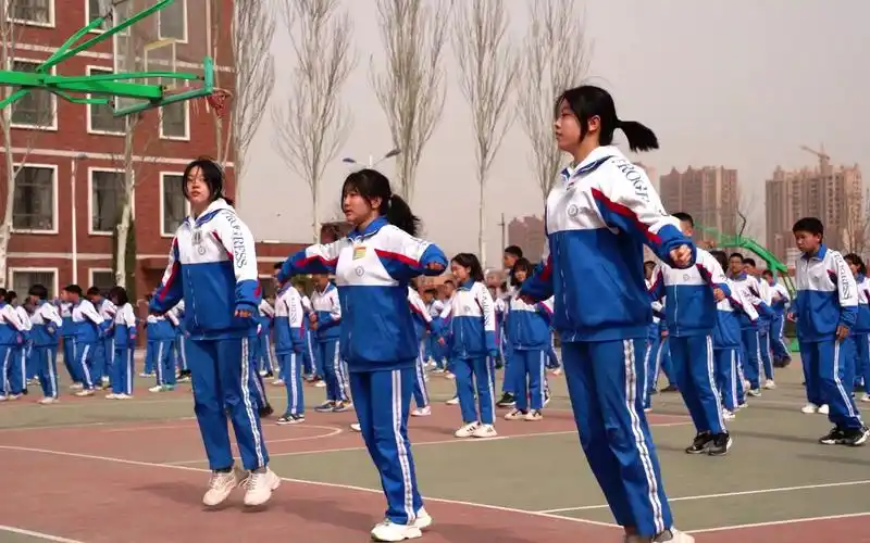 沙城第四中学2023年春季"三操"展示