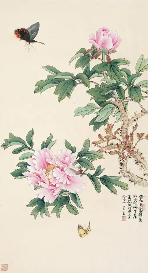 俞致贞工笔花鸟画 俞致贞工笔花鸟画高清大图