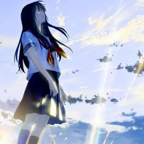 动漫女生头像忧伤图片