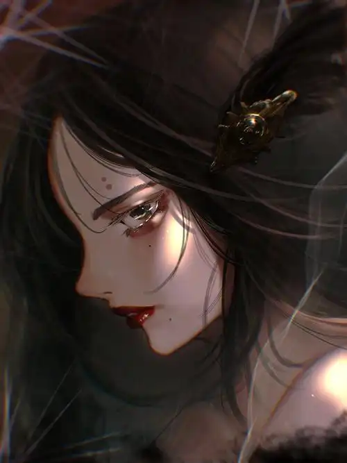 光影超棒的插画动漫唯美女