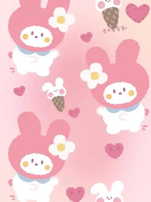 粉红少女心壁纸可爱