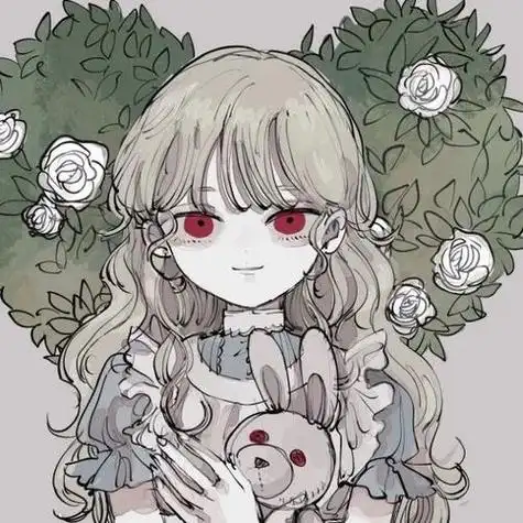 比起得到又失去我更喜欢一无所有暗黑风闺蜜头像丧系病娇感头像