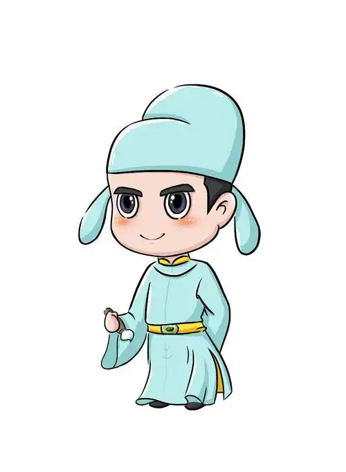 app李白卡通人物手绘