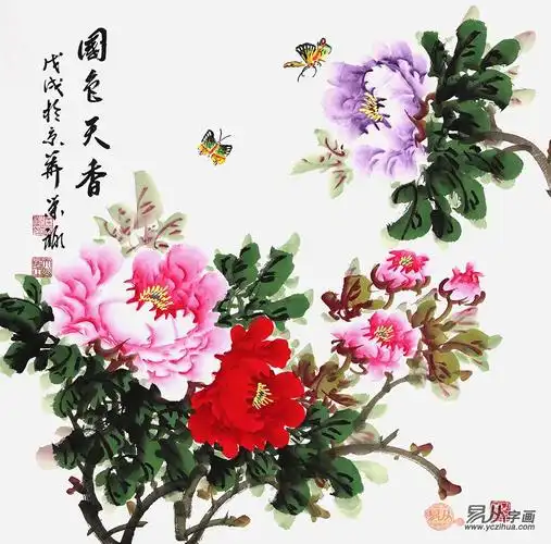 品花鸟画艺术的魅力悟石荣禄笔下的鸟语花香