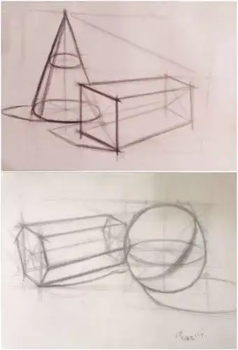 两个几何体组合结构训练 傅仪凡(初三)