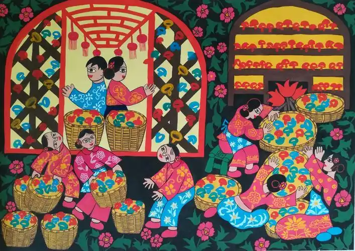 张瑞玲农民画作品