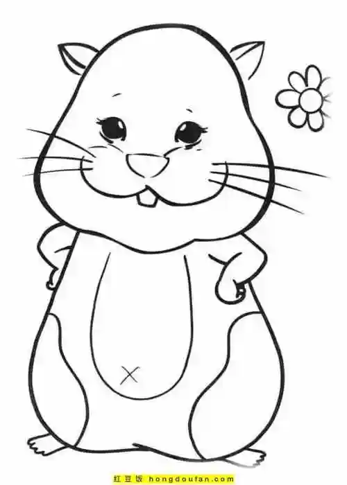 标签仓鼠,仓鼠简笔画,卡通,可爱,向日葵,宠物,有趣,老鼠,萌收录时间