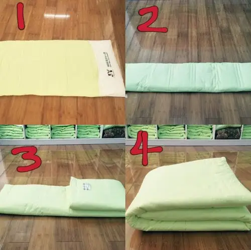 幼儿开展"叠被子"活动