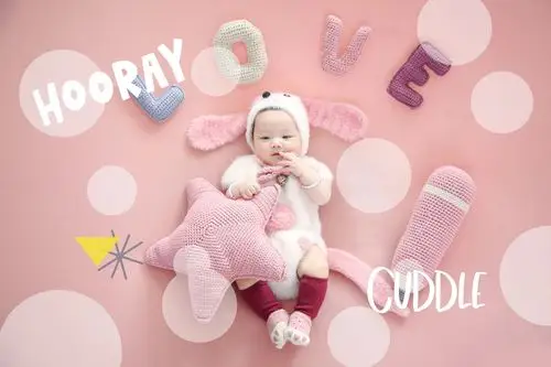 天津百天宝宝可以这样照相,太可爱了!