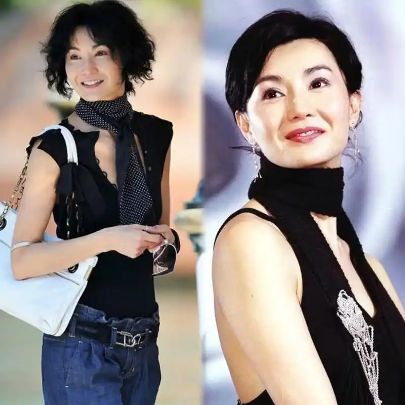 可以一直相信张曼玉的穿搭,出道以来一直很会穿