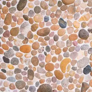 鹅卵石铺成的地板图片-鹅卵石铺成的地板素材-鹅卵石铺成的地板插画