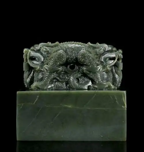 之宝和阗青玉玺香港苏富比2008秋拍 成交价1858万港元作品鉴赏青玉质