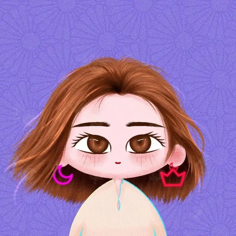 打卡q版头像73唐艺昕 挑战画100位明星头像,第46位:唐艺昕 下期画哪