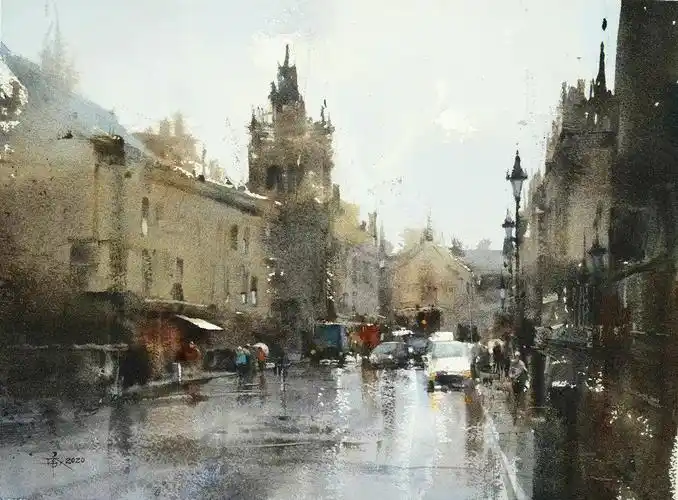 简忠威老师水彩画赏析二