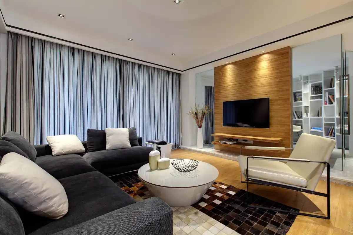 家具都以简洁,纯洁造型为主,设计非常精细,从而突出现代风格的简约而