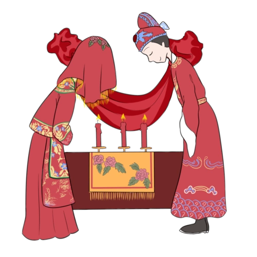 新年第一天最古色古香的国潮集体婚礼来袭