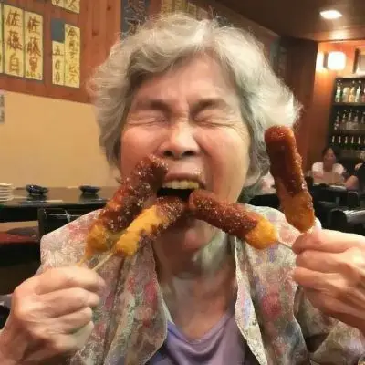 搞怪老奶奶头像天真充满童趣的老太婆头像真人图片