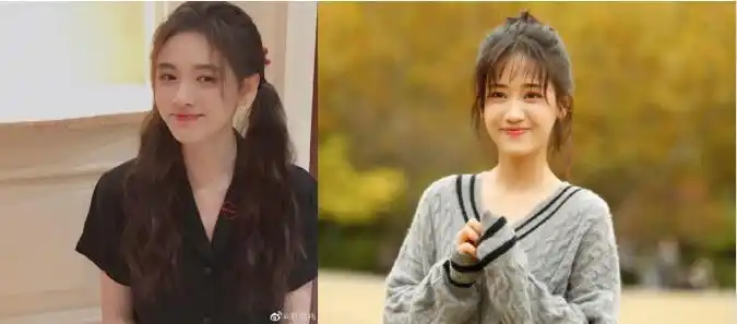 鞠婧祎和郑湫泓对比照 郑湫泓真实身高是多高