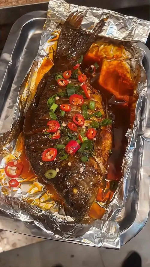 锡纸鲫鱼烧烤店畅销菜品