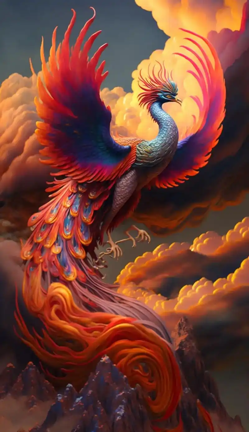 凤凰是传说中的百鸟之王,象征祥瑞,吉祥如意,大富大贵,生活幸 - 抖音