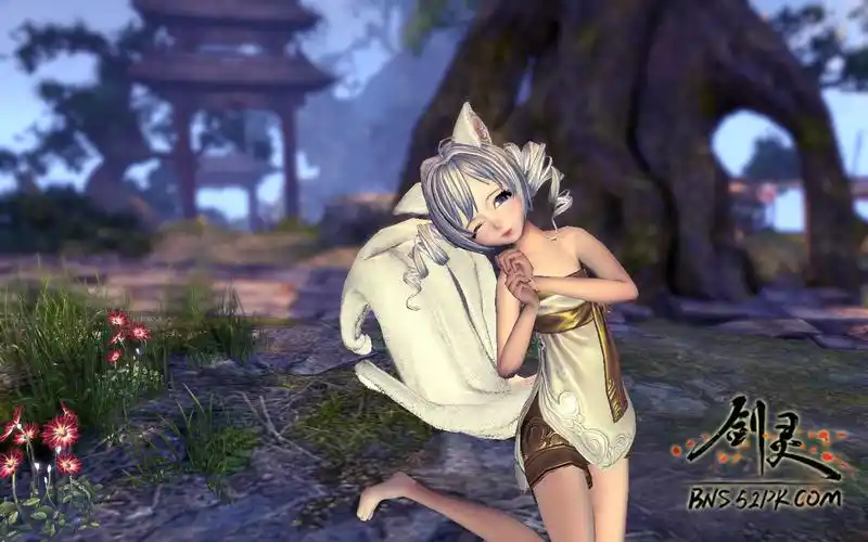 剑灵灵族女捏脸数据 葡萄味双马尾萝莉