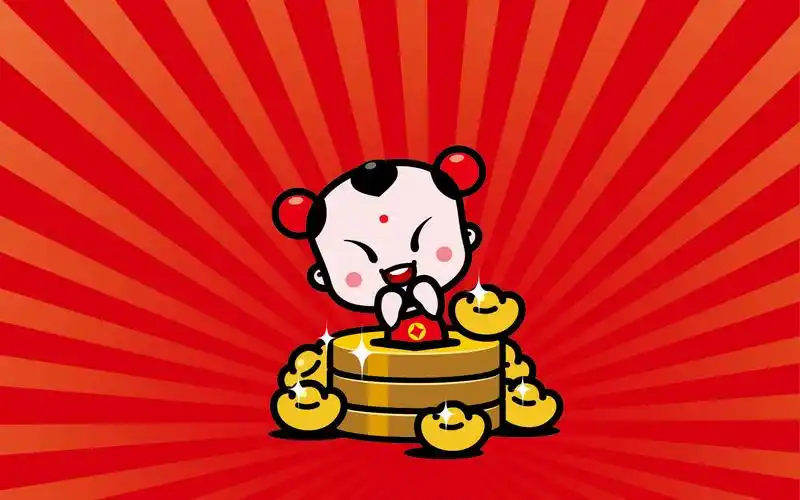 招财童子壁纸图片