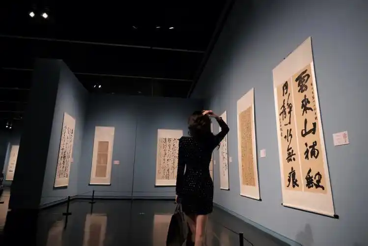 郑州美术馆书法展