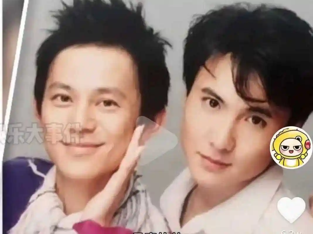 何炅沈腾早期亲密合影曝光,那时的沈腾真帅.