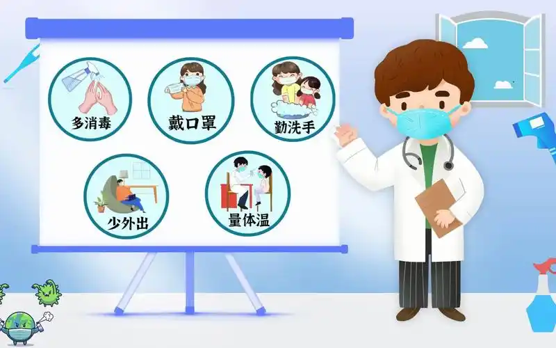 觅知网小清新卡通mg动画开学季学校开学疫情防疫宣传动画ae模板开学