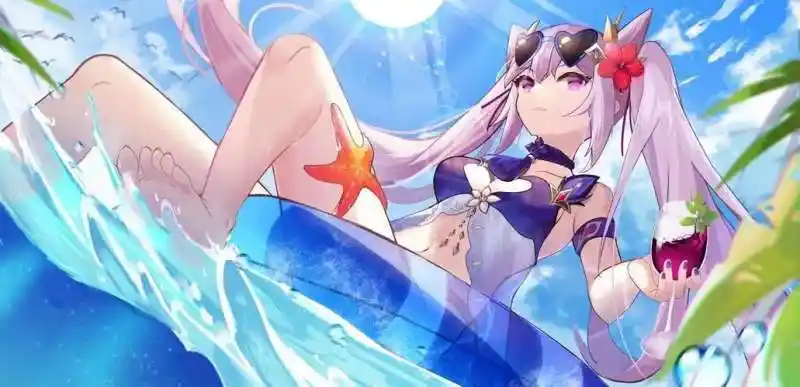 刻晴のエロ冷色调咖啡v100