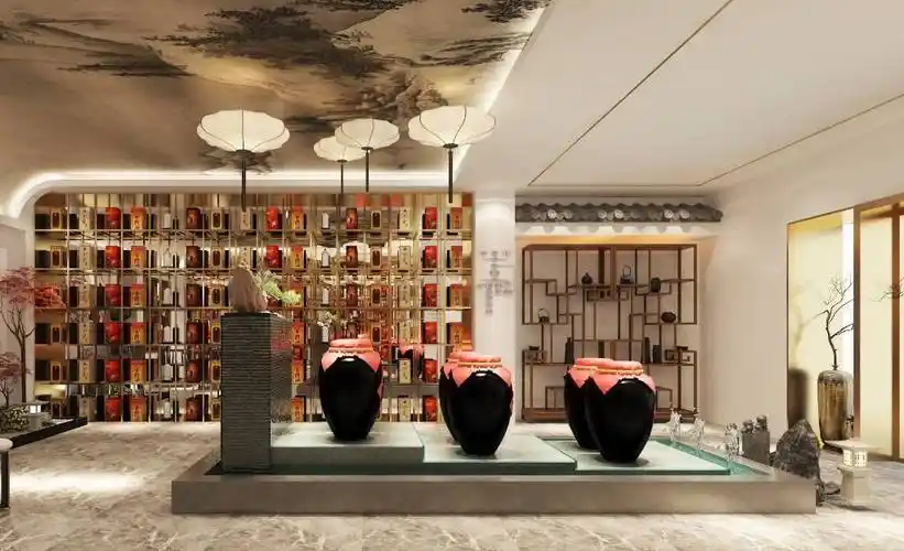 1000平白酒展厅设计建设 明岸展厅_艺术_空间_智能