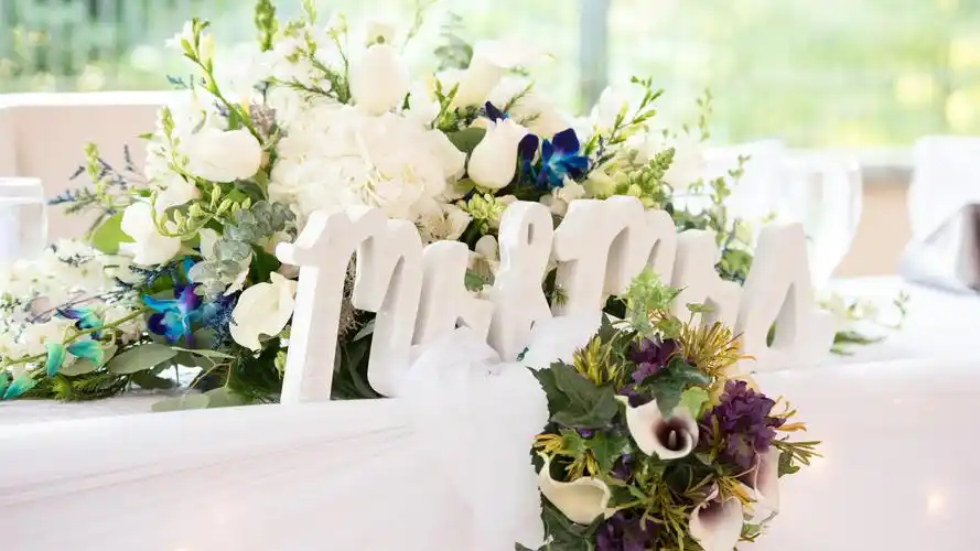 浪漫的结婚典礼现场