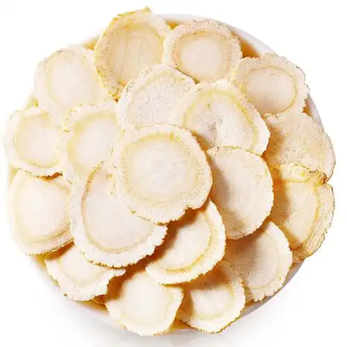 西洋参 西洋参片 足龄主根切片含片0.8-1.0cm50克