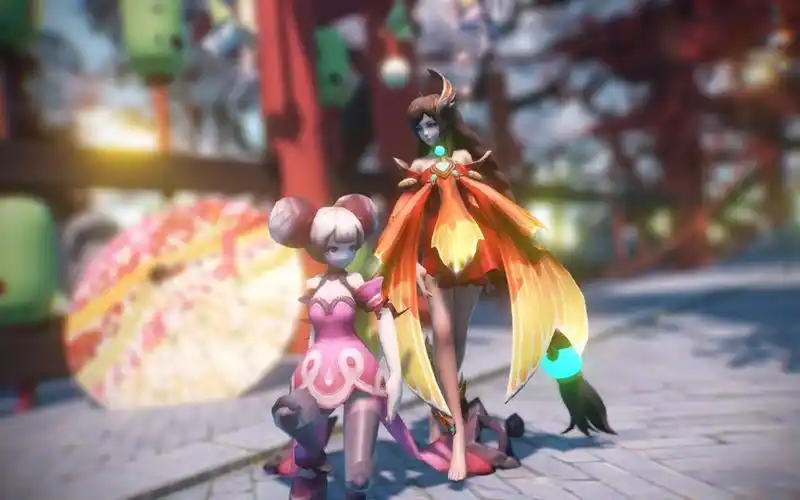 【王者荣耀mmd】大乔和小乔的锦鲤抄 修改重置