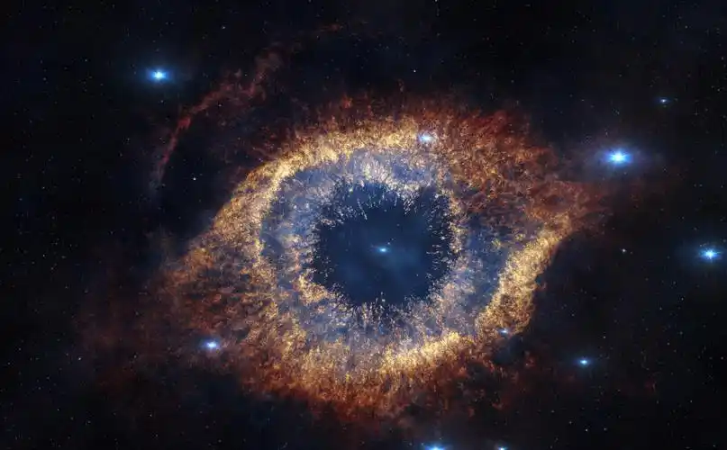 the helix nebula is 700 light-years away from