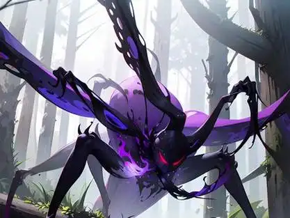 穿越变成一只魂兽人面魔蛛的漫画_穿越变成一只魂兽人面魔蛛的漫画