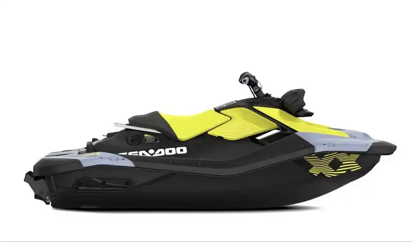 北极天庞巴迪brp2024款 火花90 trixx 蒸汽蓝霓虹黄水海上 摩托艇