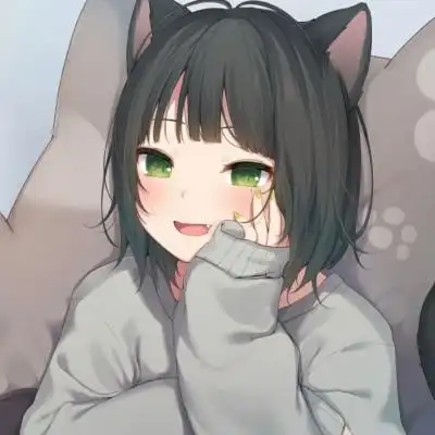 猫耳朵头像女 高清可爱的二次元猫耳朵女孩动漫头像图片_女生头像_美