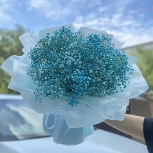 恋爱的星空满天星花束