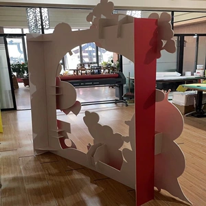 傲悦三八节女神节拍照相框道具背景商场kt板定制镂空立牌打卡布置